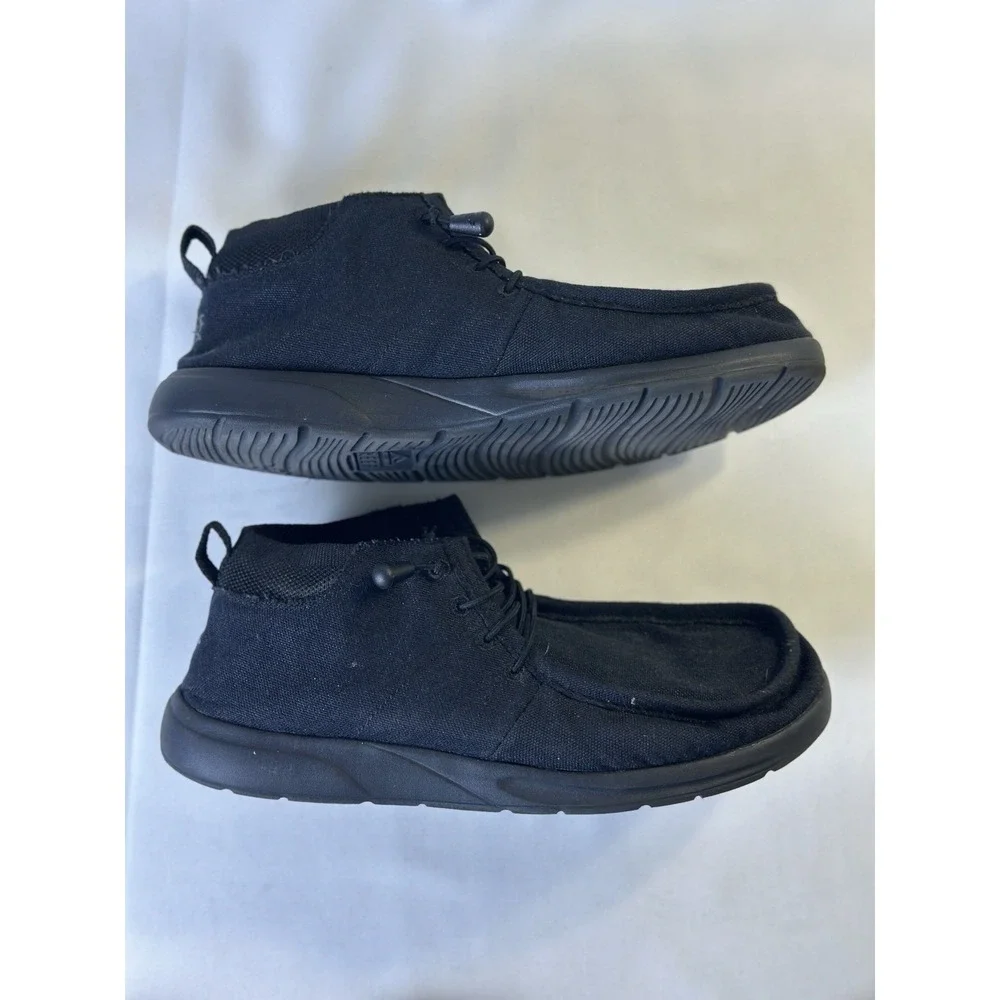 Reef Men‎ Slip On Lightweight Loafers Cushion Coast Mid Size US 8 Black EUC